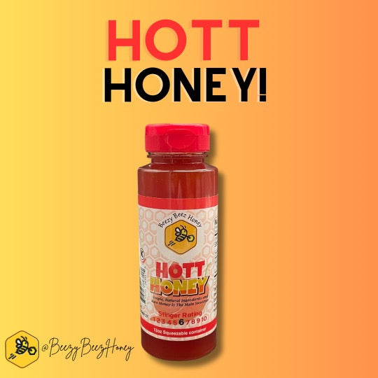 Beezy Beez Local Honey - 12oz Hott Honey – UdderlyDeliciousNYC