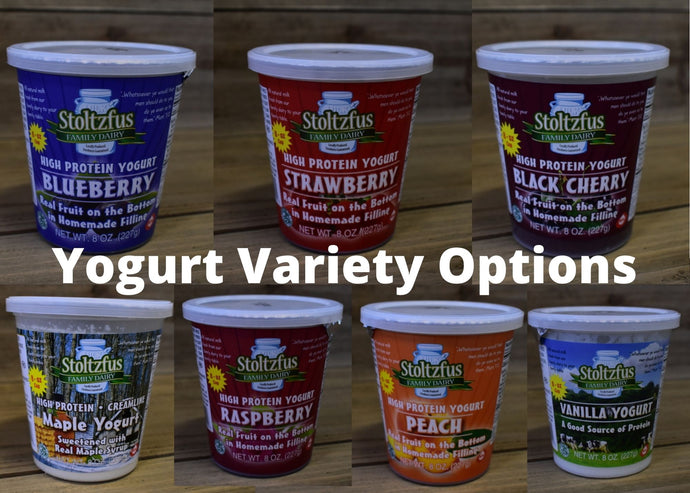 Stoltzfus Yogurt - Variety 6pk