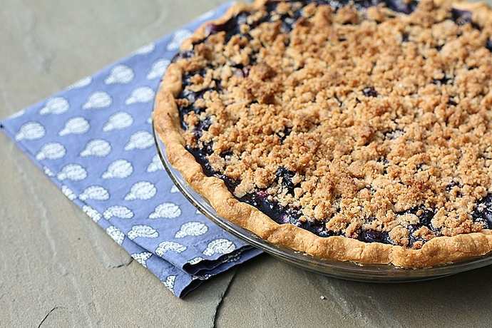 Blueberry Crumb pie